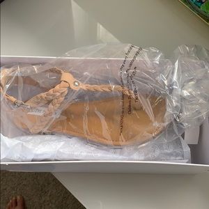 steve madden Braided tan sandals